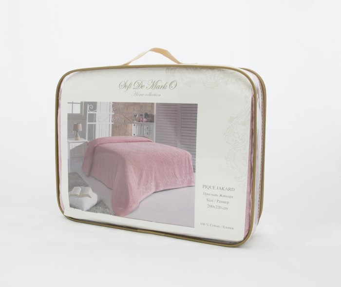 ESRA (розовая) Покрывало Махровое 200х220