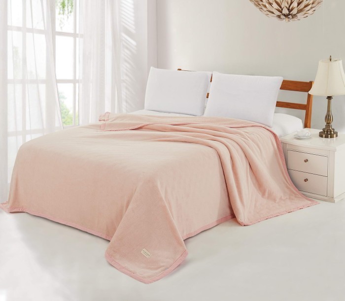 Стелла (персик) Покрывало 220х240