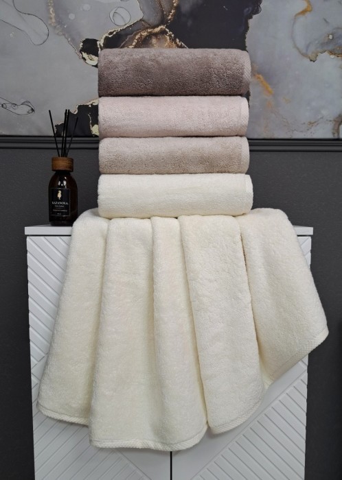Комплект полотенец Lavinia (пудра)50х90см,70х140см 