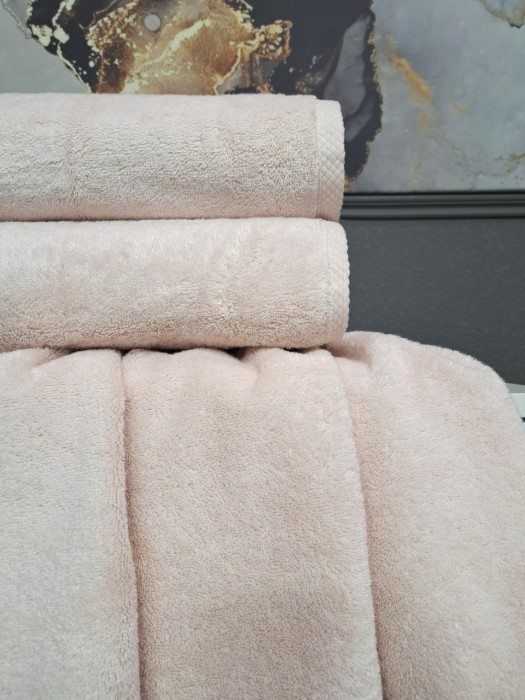 Комплект полотенец Lavinia (пудра)50х90см,70х140см 