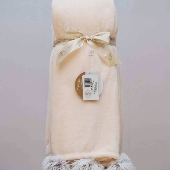 Fluffy ball (молоко) Покрывало 220х240