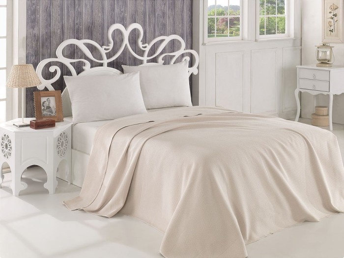 MARTA (беж) Простынь Махровая 160х220