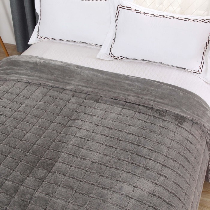 Мадлен (серая) Покрывало 220х240