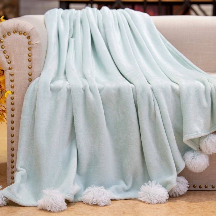 Fluffy ball (изумруд) Покрывало 220х240