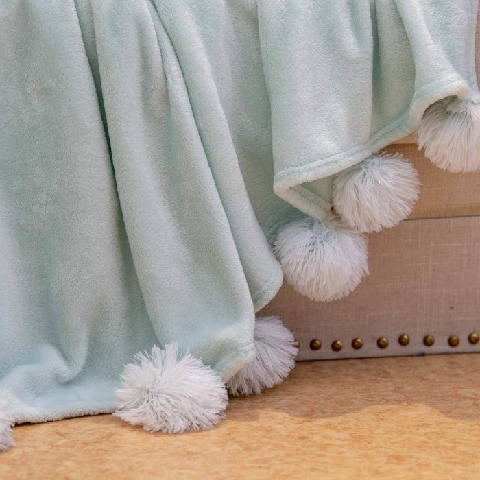 Fluffy ball (изумруд) Покрывало 220х240