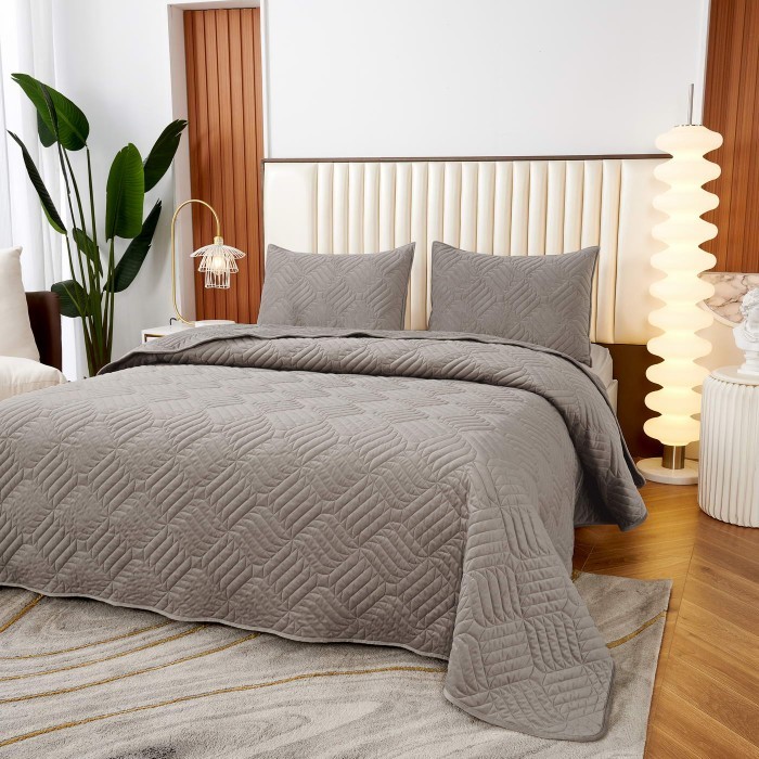 Армандо (пепельный) Покрывало 160х220