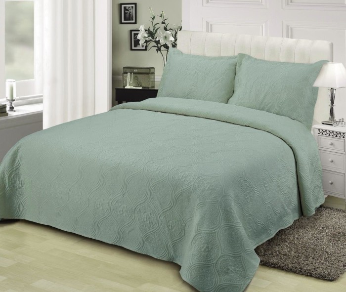 Скарлет (бирюза) Покрывало 240х260