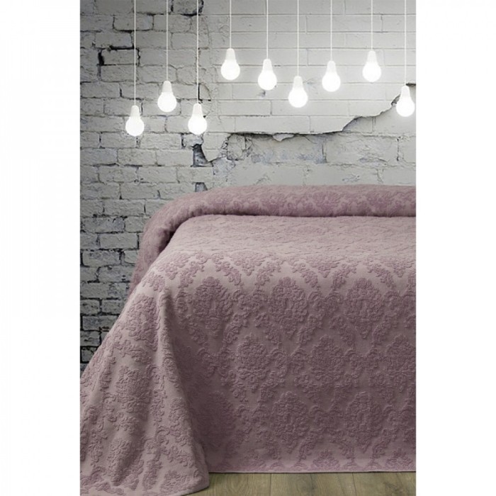 Покрывало махровое Damask фиолетовый 210 х 240 см