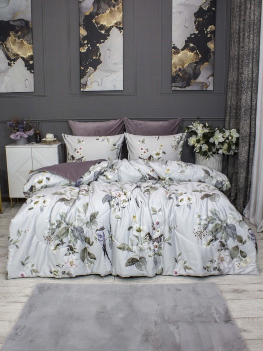 Комплекты для сна Севилья (жемчуг пыльная орхидея) ABC Egypt Cotton Евро