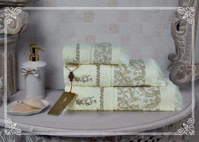 Полотенца Казанова Полотенце Milda (молоко) 50х90см К63-162-50х90