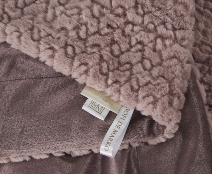 Теодор (пепел роза) Покрывало 160х220