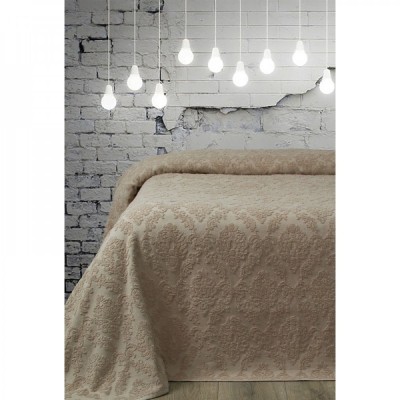 Покрывало махровое Damask кофе 210 х 240 см