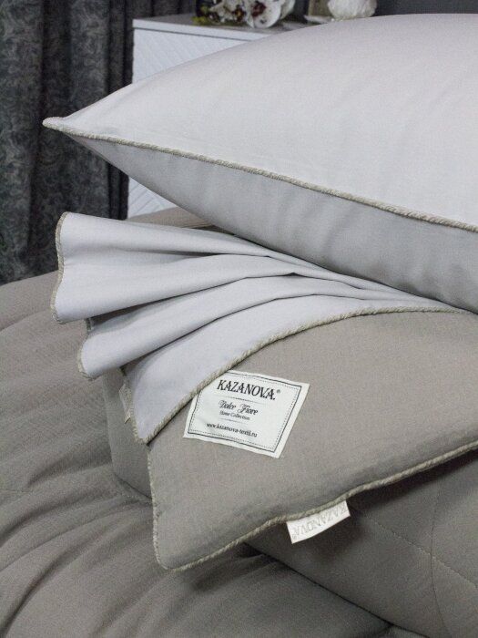 Комплекты для сна Muslin & Satin Solid color (пыльно бежевый) Евро