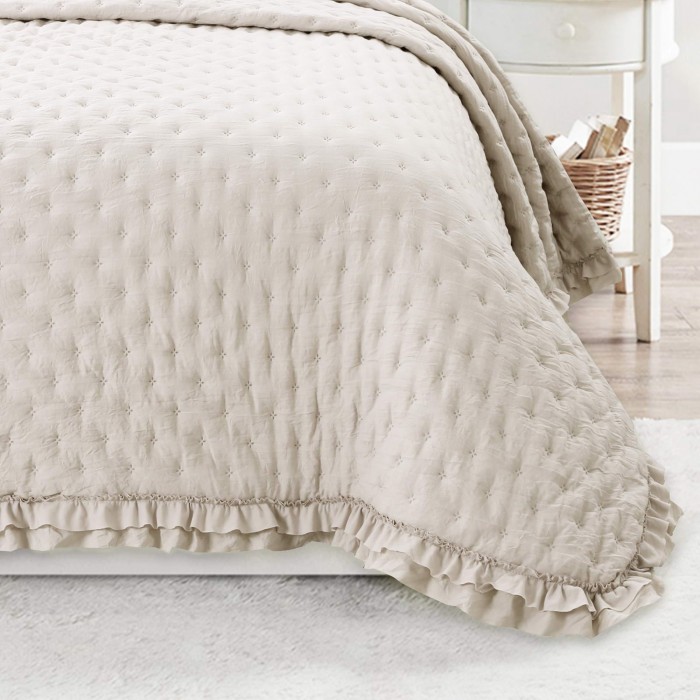 Фрау (крем) Покрывало 160х220