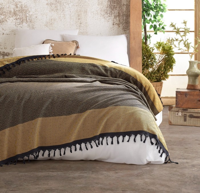 Плед LAKE цвет бежевый 200х260