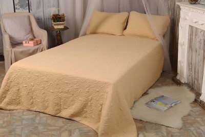 Покрывала трикотажные PS bej-160x200