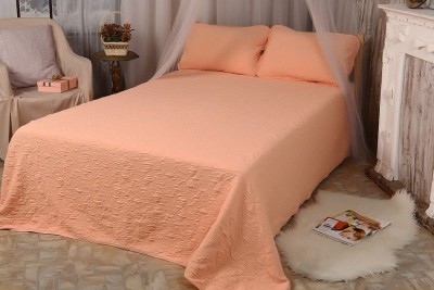 Покрывала трикотажные PS persik-160x200