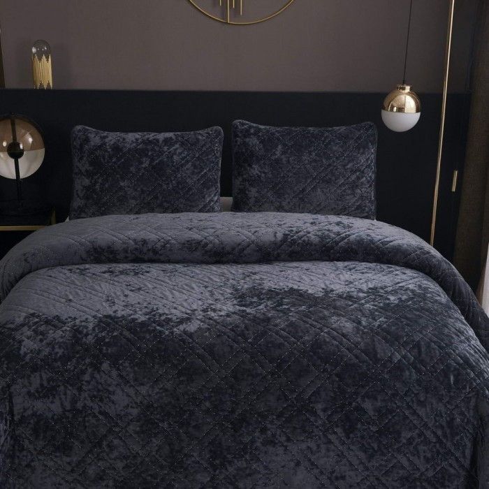 Селена (антрацит) Покрывало 240х260