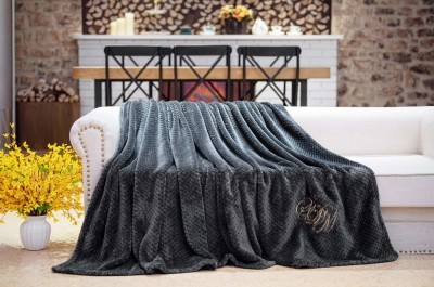 Эшли (антрацит) Покрывало 160х220