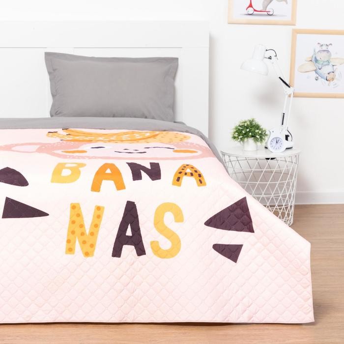 Покрывало "Этель" 1,5 сп Bananas, 145*210 см, микрофибра
