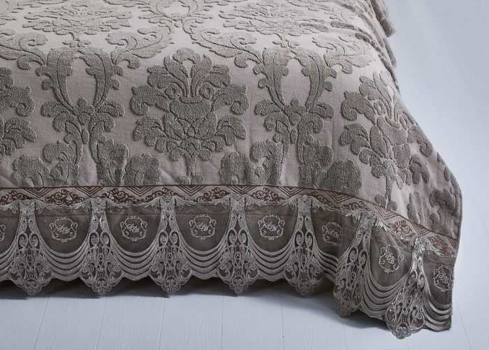 Сюзанна (кофе) 180х230 Покрывало Махровая