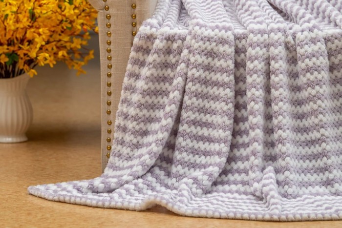 Гринда (лиловый) Покрывало 220х240