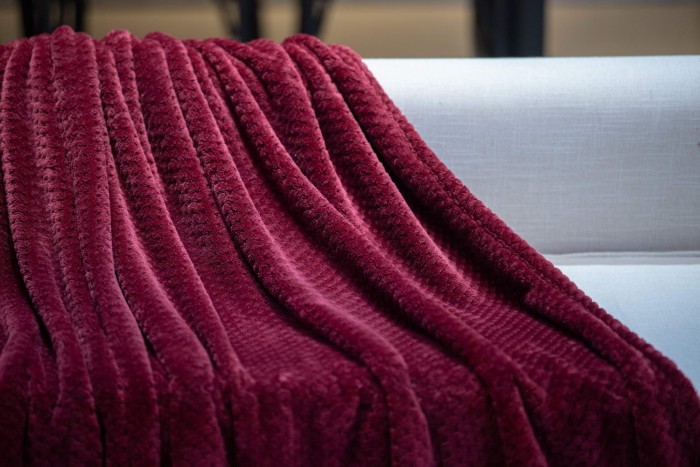 Эшли (бордо) Покрывало 220х240