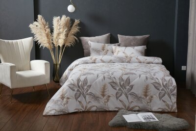 Комплекты для сна Керри (капучино жемчуг) АВС Cotton Евро