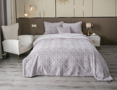 Покрывало декоративное Shinshilla Dori (лаванда платина) 220x240см 