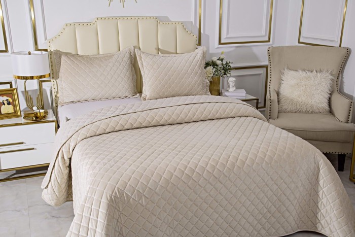 Натаниэль (крем) Покрывало 240х260