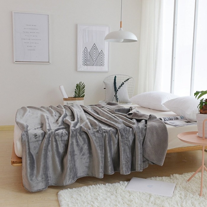 София (серая) Покрывало 160х220