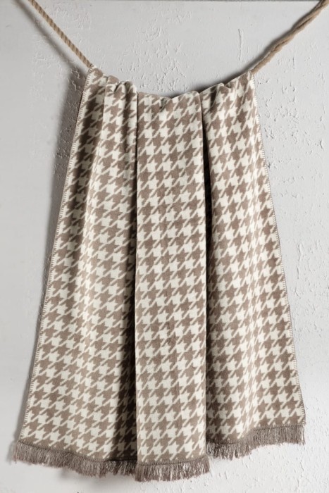 Плед Arya с принтом Rocket Коричневый