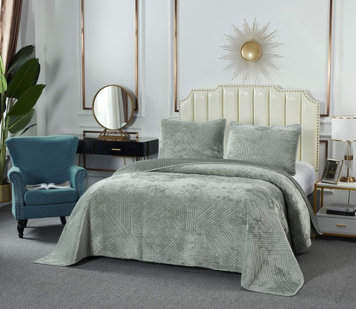 Патрисия (изумруд) Покрывало 160х220