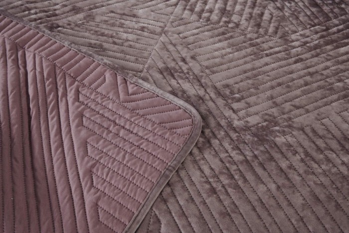 Патрисия (пепел роза) Покрывало 160х220