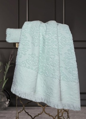 Комплект полотенец Казанова Барокко Жаккардовый хлопок (мята) 70х140см и 50х90см Т67-321-к-т