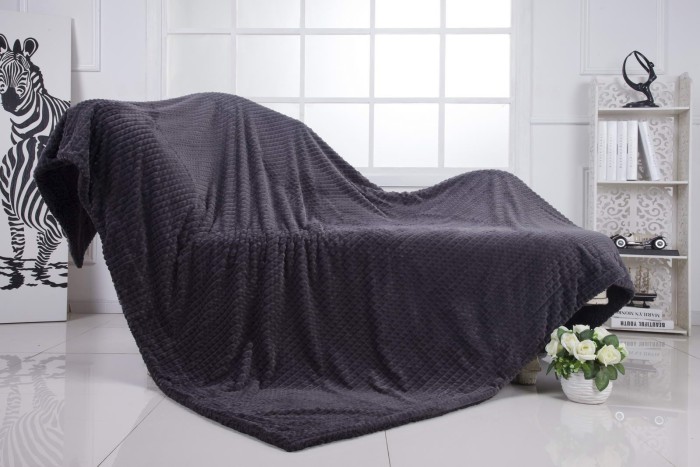 Fantastic №5 (серый) Покрывало 160х220