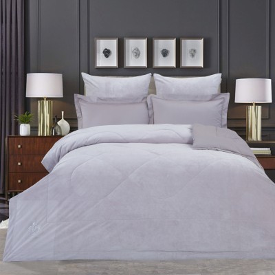 Комплекты для сна Lindor Premium (лаванда жемчуг) Cotton Семейный