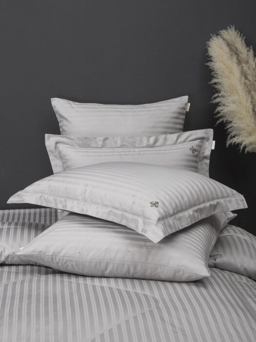 Комплекты для сна Stripe Royal (платина) Egypt Cotton Евро K-ЕВРО-3081 к-т