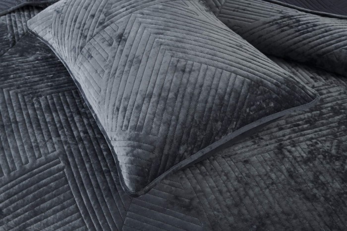 Патрисия (антрацит) Покрывало 160х220