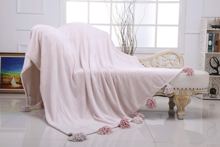 Tassel №2 (пудра) Покрывало 160х220