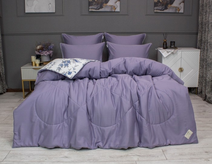 Комплекты для сна Ибис (кобальт жемчуг) Cotton Евро