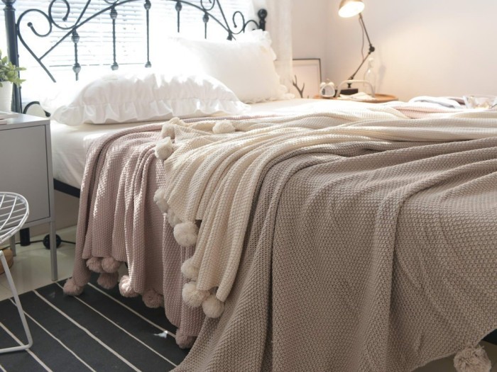 Эрмес (молоко) Покрывало 220х240