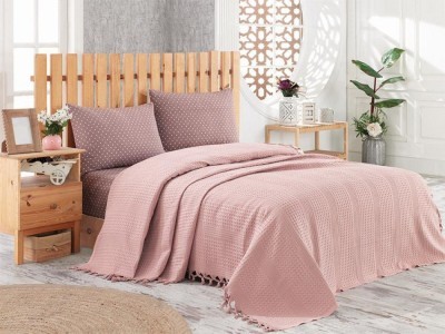 Покрывала Турция NICE BED SPREAD PUDRA-220x240