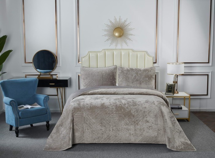 Патрисия (беж) Покрывало 240х260