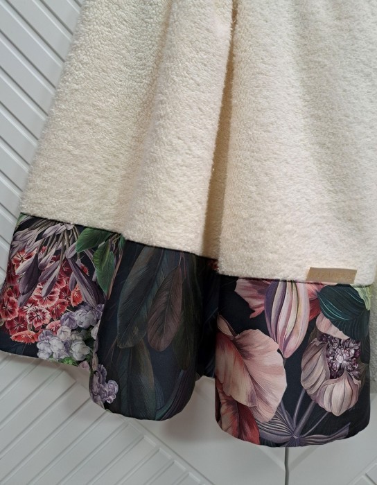 Комплект полотенец Adora Касабланка (молоко) 70х140см и 50х90см "KAZANOV.A"