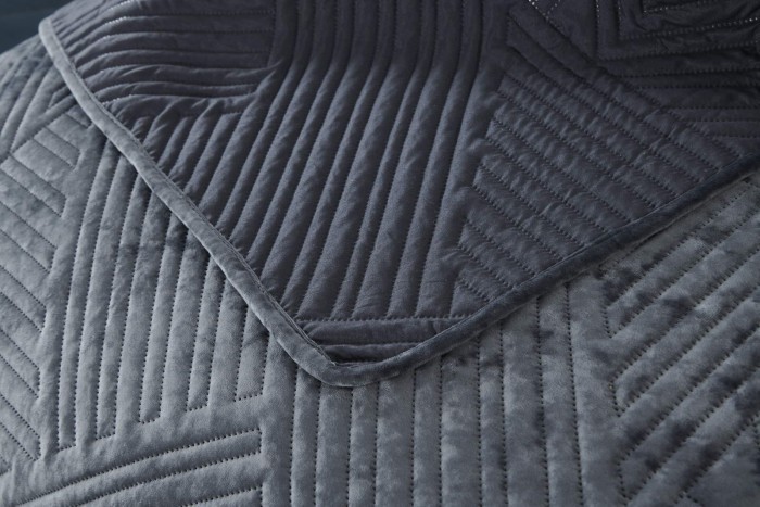 Патрисия (антрацит) Покрывало 240х260