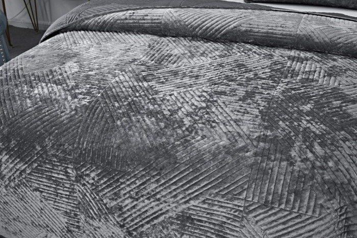 Патрисия (серая) Покрывало 240х260