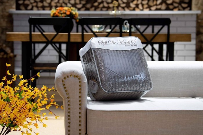 Полоса (кофе) Покрывало 160х220