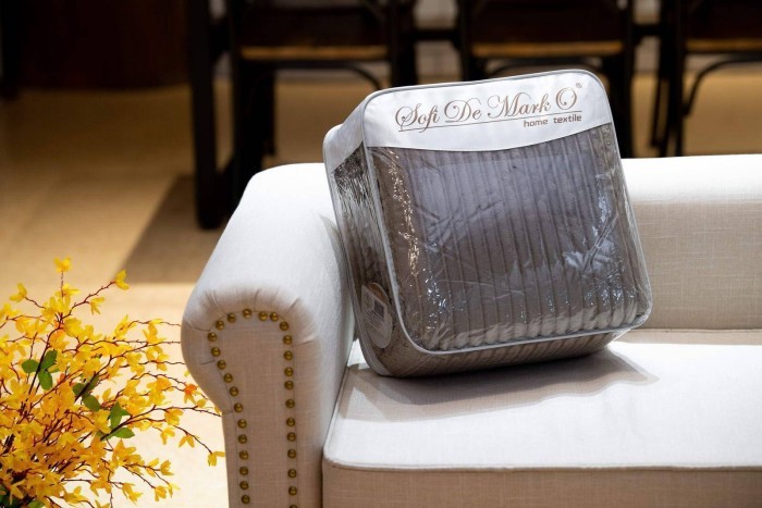 Полоса (кофе) Покрывало 160х220