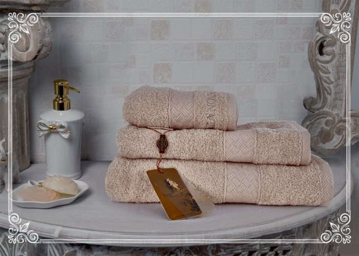 Полотенца Казанова Комплект полотенец Irada (миндальный) 30х50см(3) К63-282-30х50